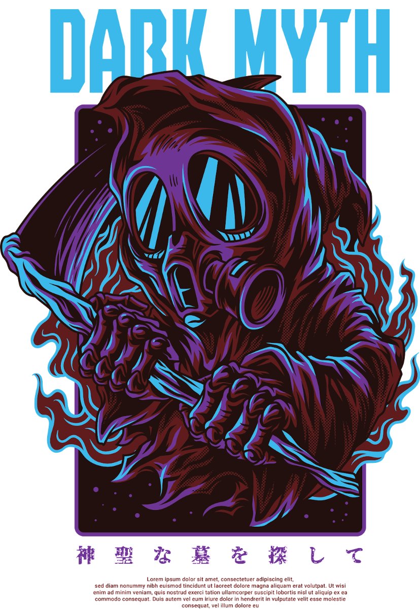 Vector Dark Myth Grim Reaper