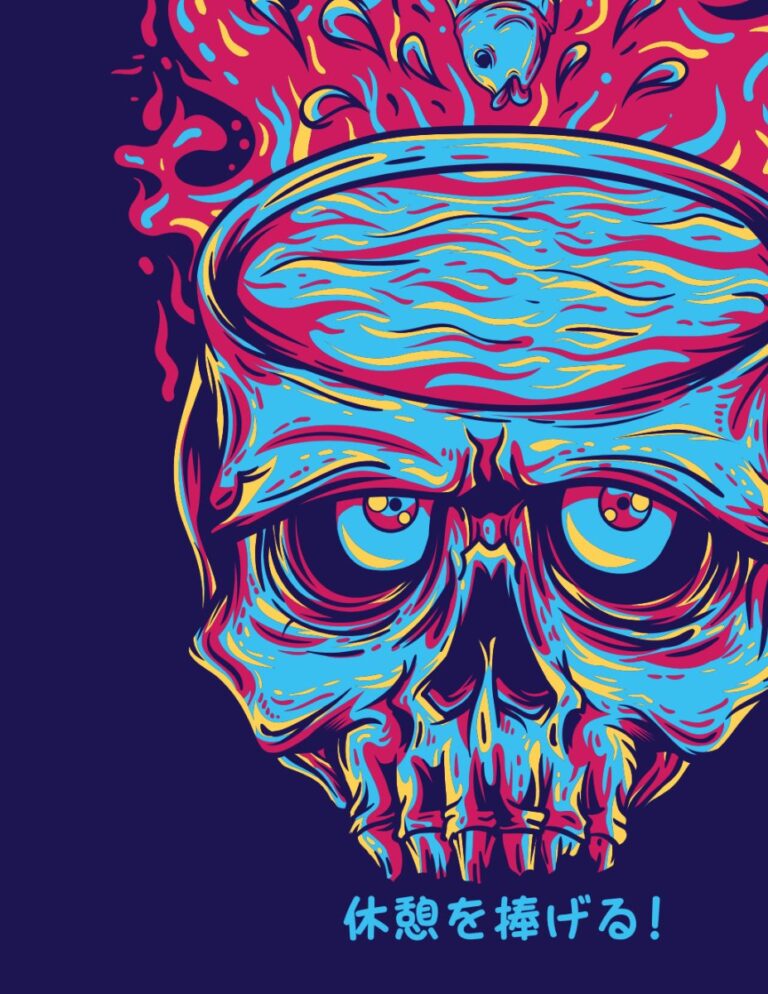 Vector đầu lâu sáng tạo