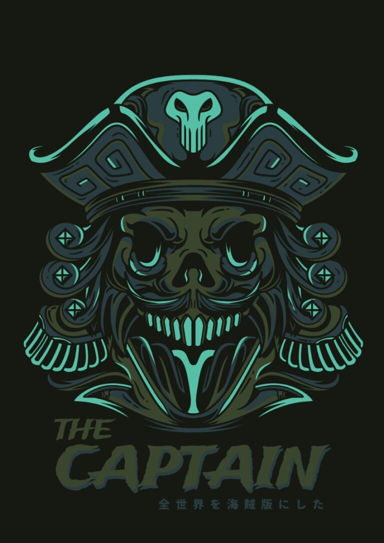 Vector đầu lâu zombie họa tiết