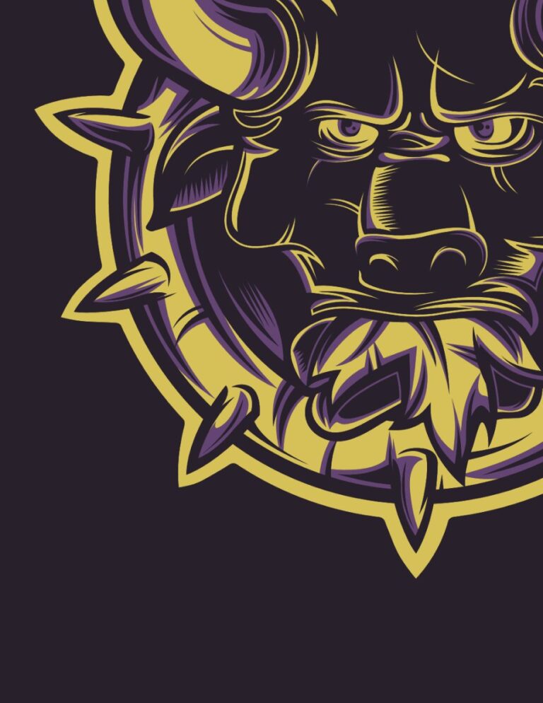 Vector đầu trâu đồ họa