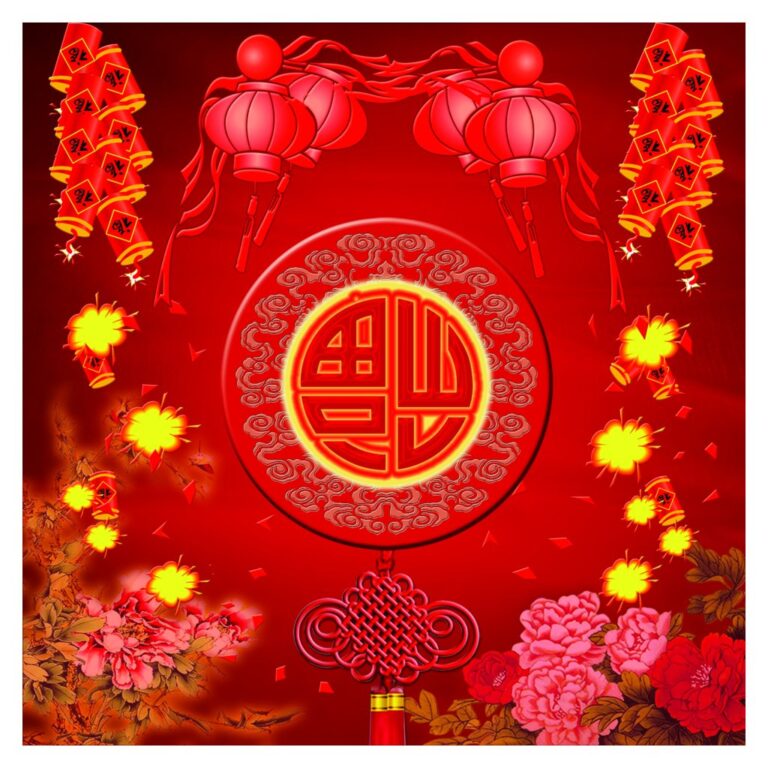 vector đèn lồng pháo Tết