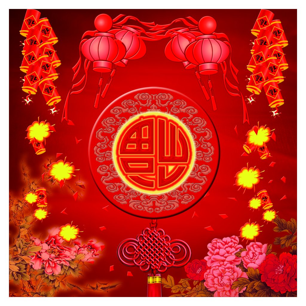 vector đèn lồng pháo Tết