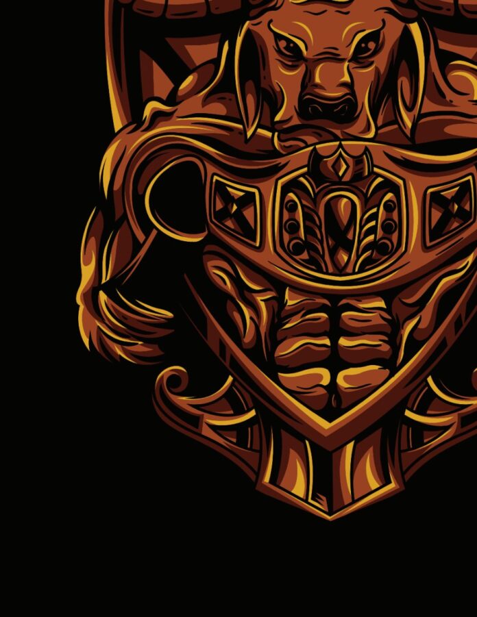 Vector đầu bò mạnh mẽ