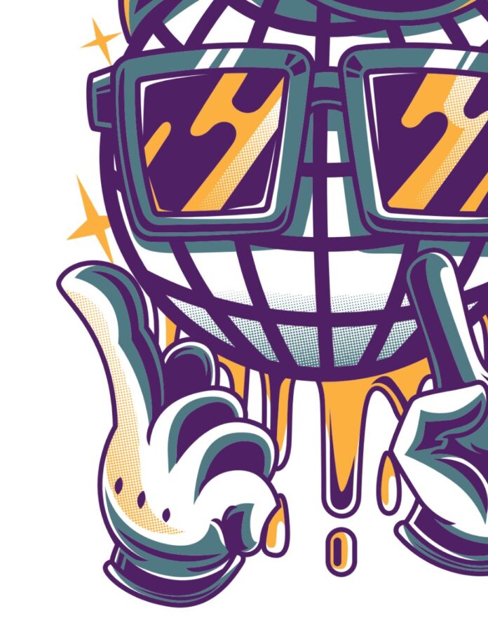 Vector Đồ Họa Headphone Cool