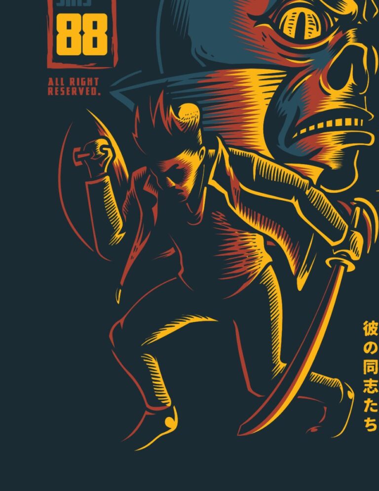 Vector Đồ Họa Phong Cách Nhật Bản