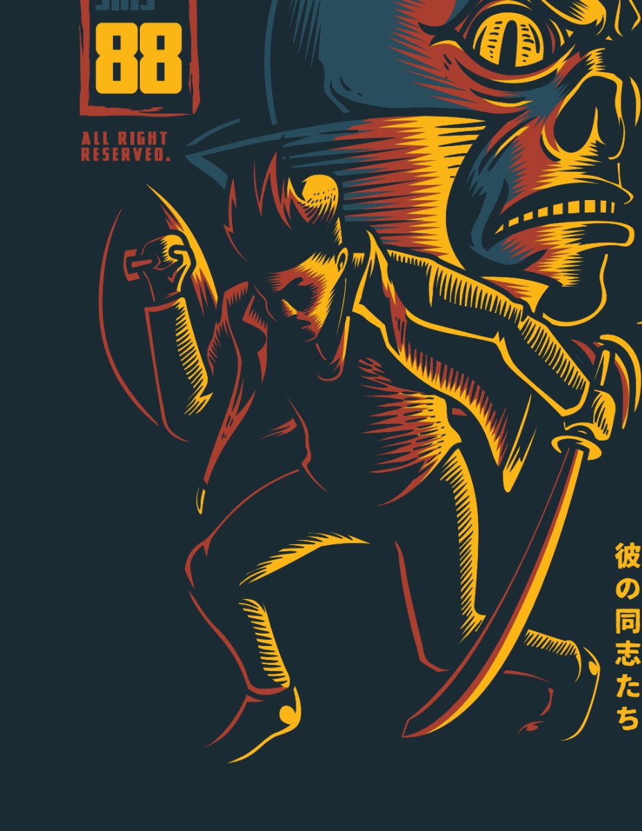 Vector Đồ Họa Phong Cách Nhật Bản