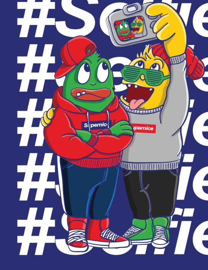 Vector đồ họa selfie phong cách hip hop