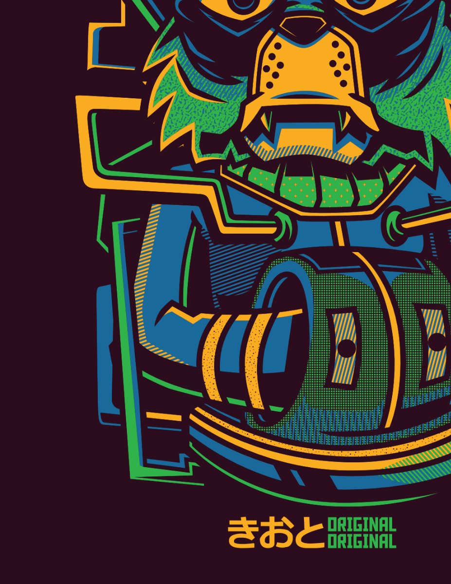 Vector Đồ Họa Sói Nhật Bản