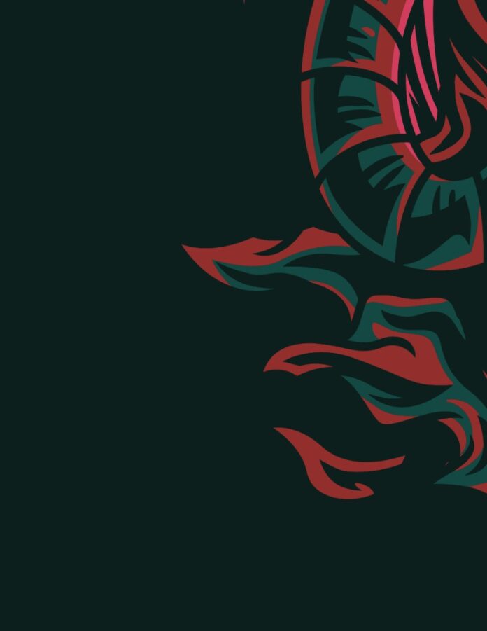 Vector sừng dê độc đáo