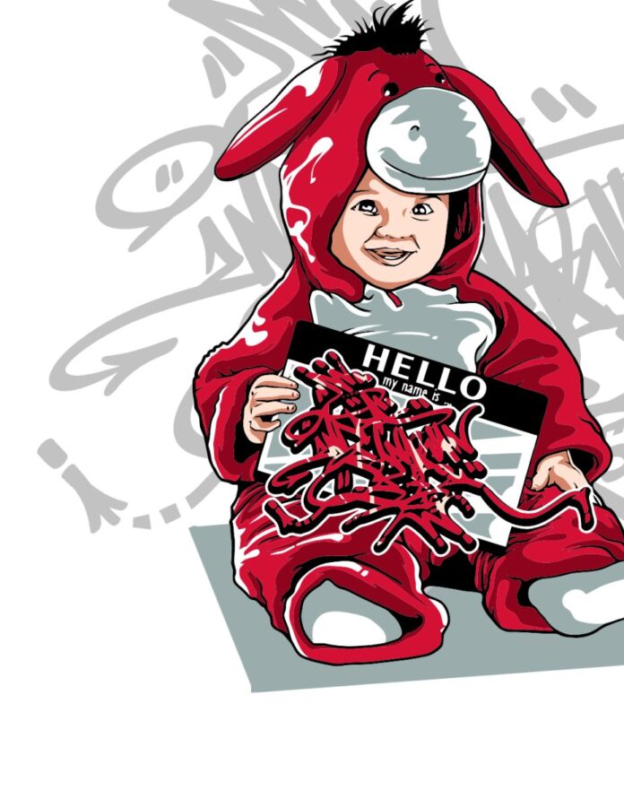 Vector em bé đáng yêu