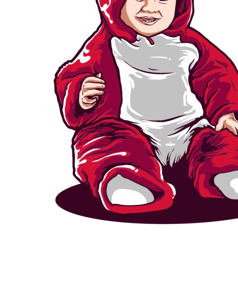 Vector em bé dễ thương