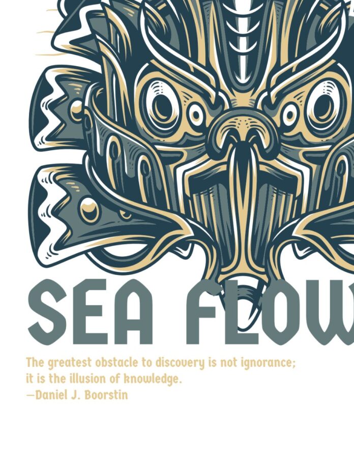 Vector Sea Flow EPS đồ họa biển