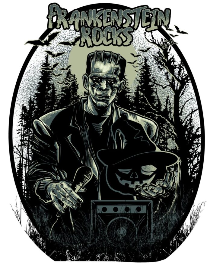 Frankenstein Rocks Vector