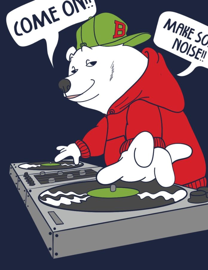 Vector Gấu DJ Độc Đáo