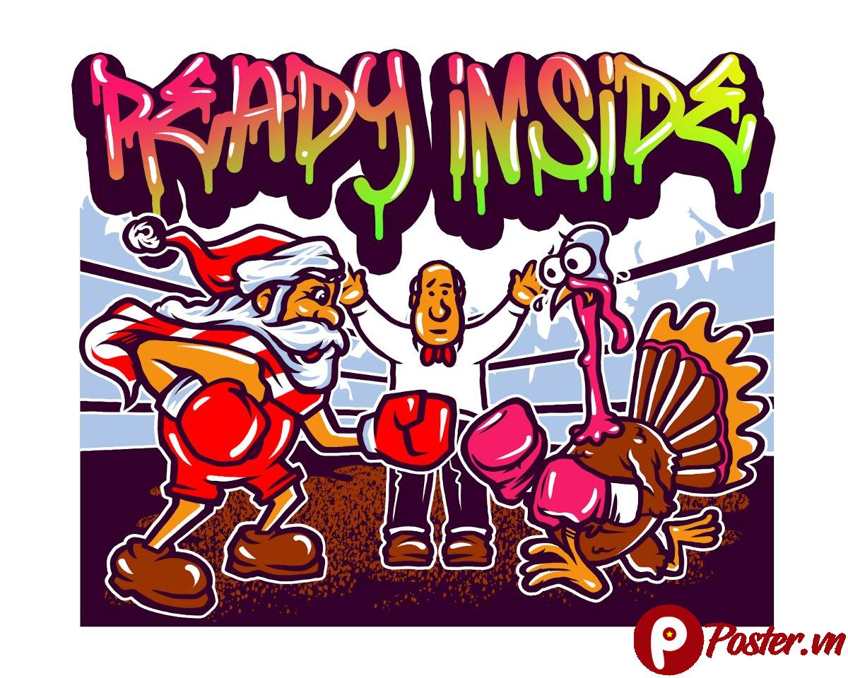 Vector Giáng Sinh Lễ Tạ Ơn Đấu Boxing
