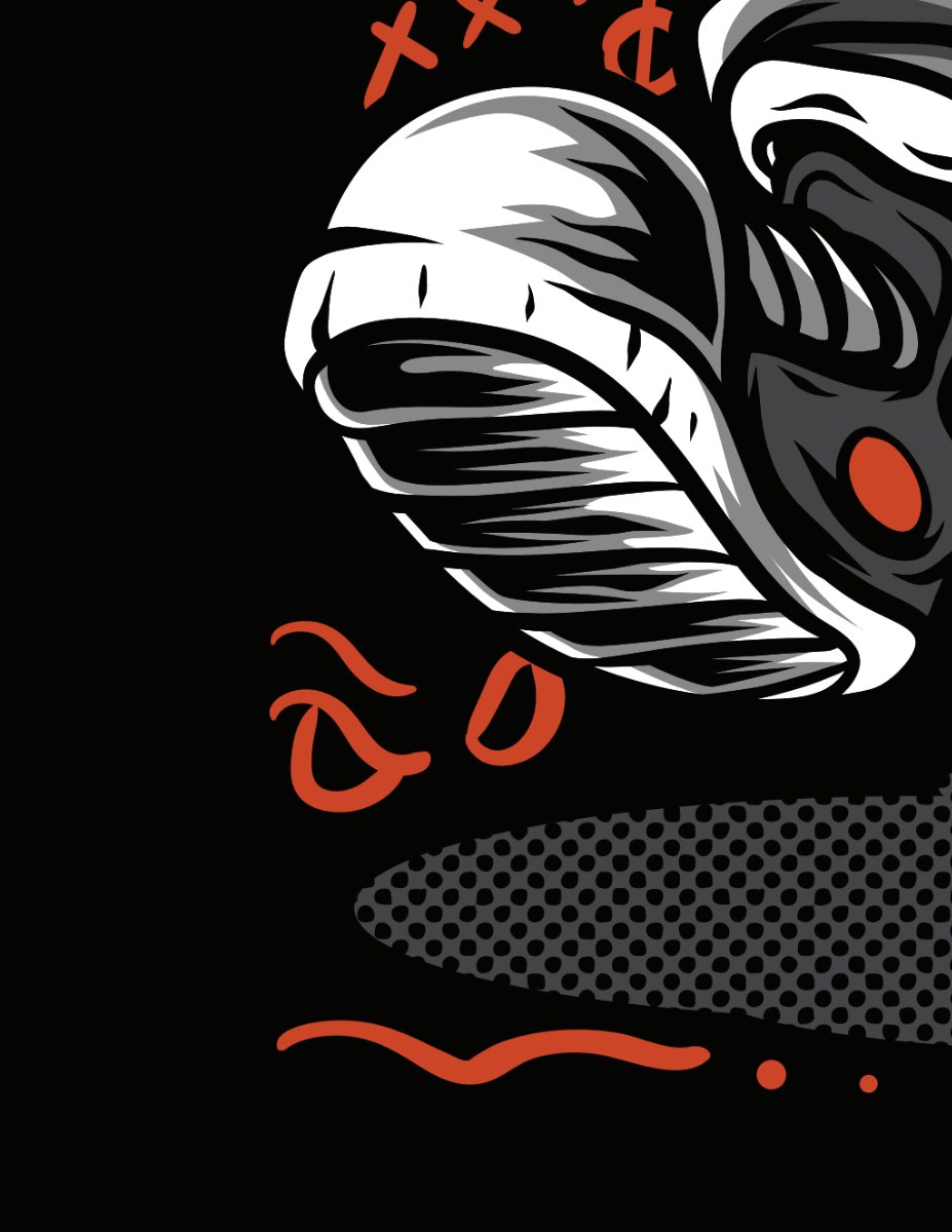 Vector giày thể thao đồ họa độc đáo