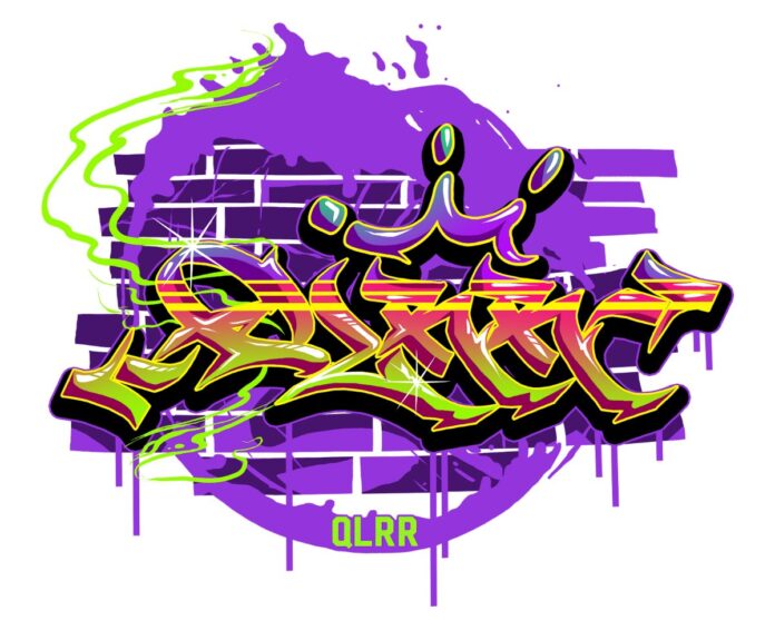 Vector graffiti chữ độc đáo