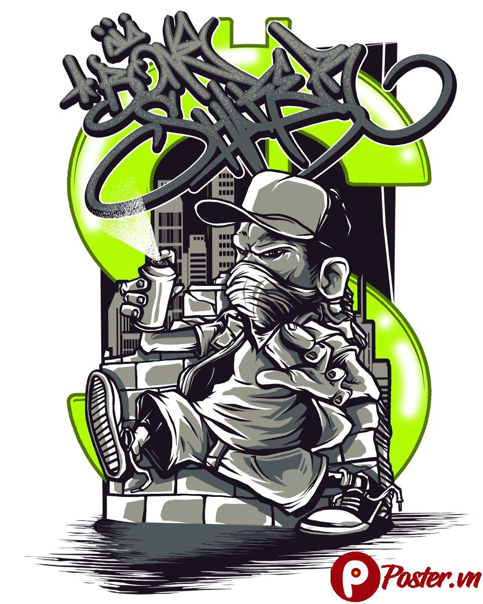 Vector Graffiti Street Art