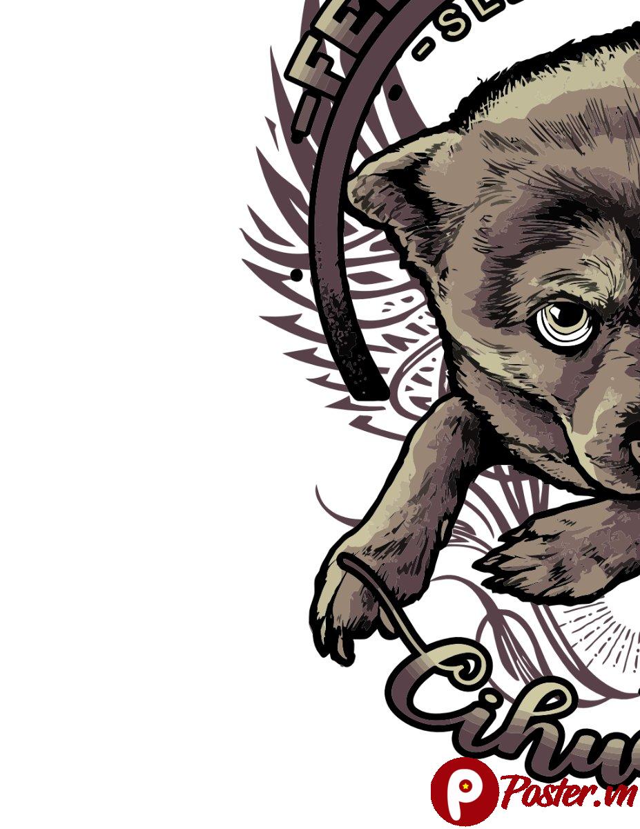 Vector chú chó đáng yêu