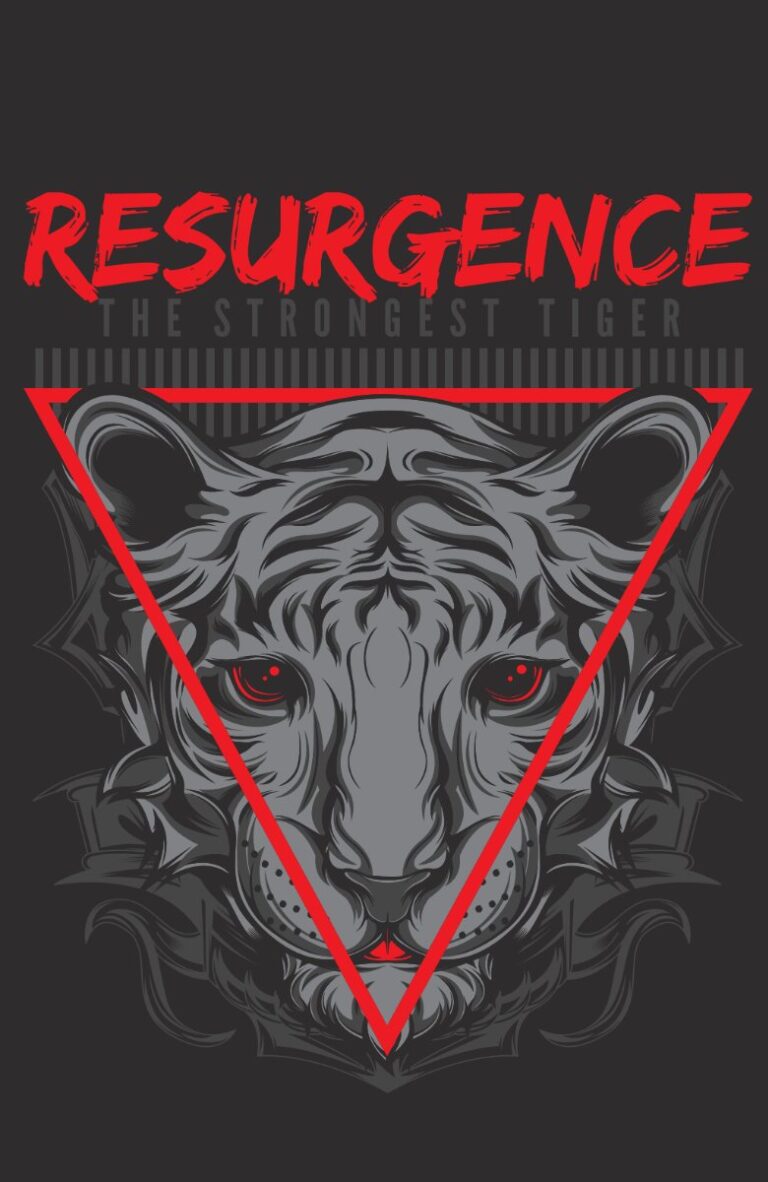 Vector hổ mạnh mẽ ZOMBIE (195)