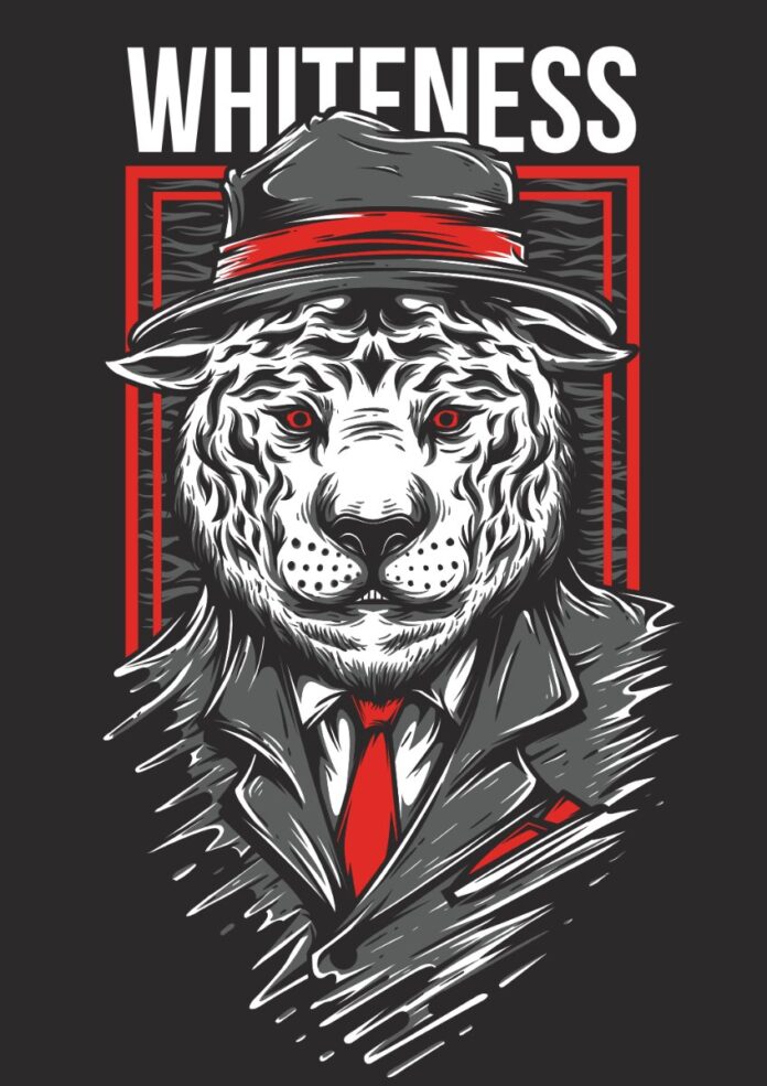 Vector Hổ Trắng Whiteness Zombie