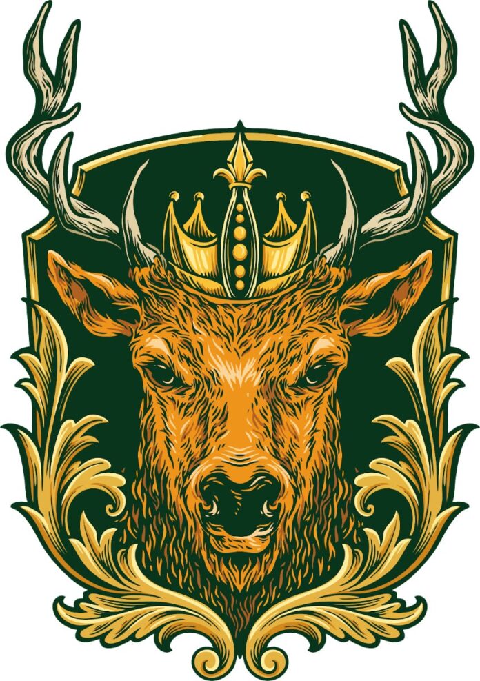 Vector Hươu Vua Đồ Họa