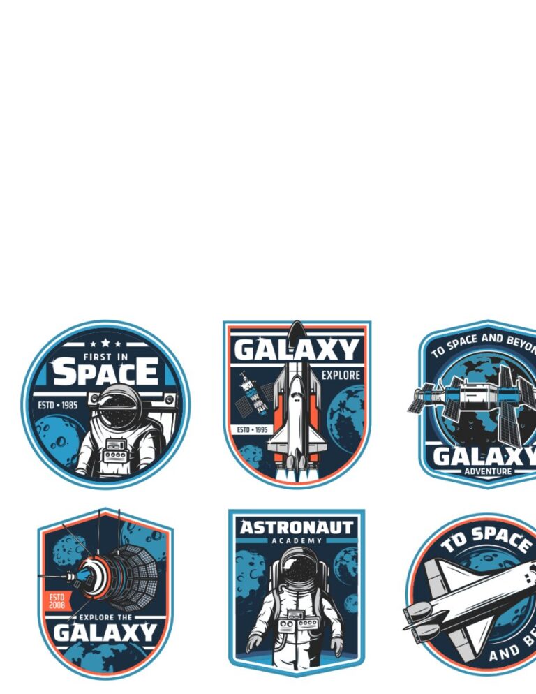 Vector huy hiệu không gian