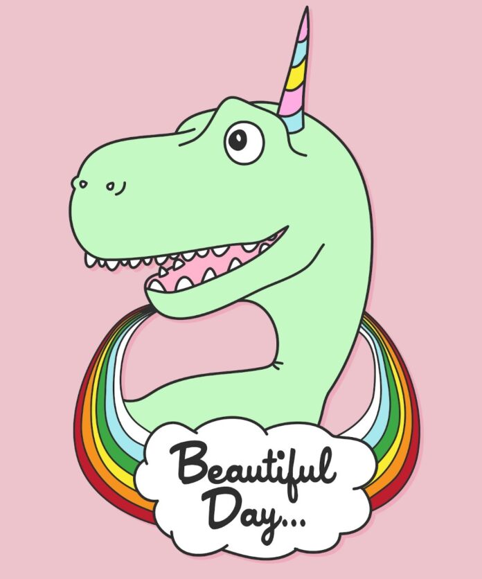 Khủng long kỳ lân vector