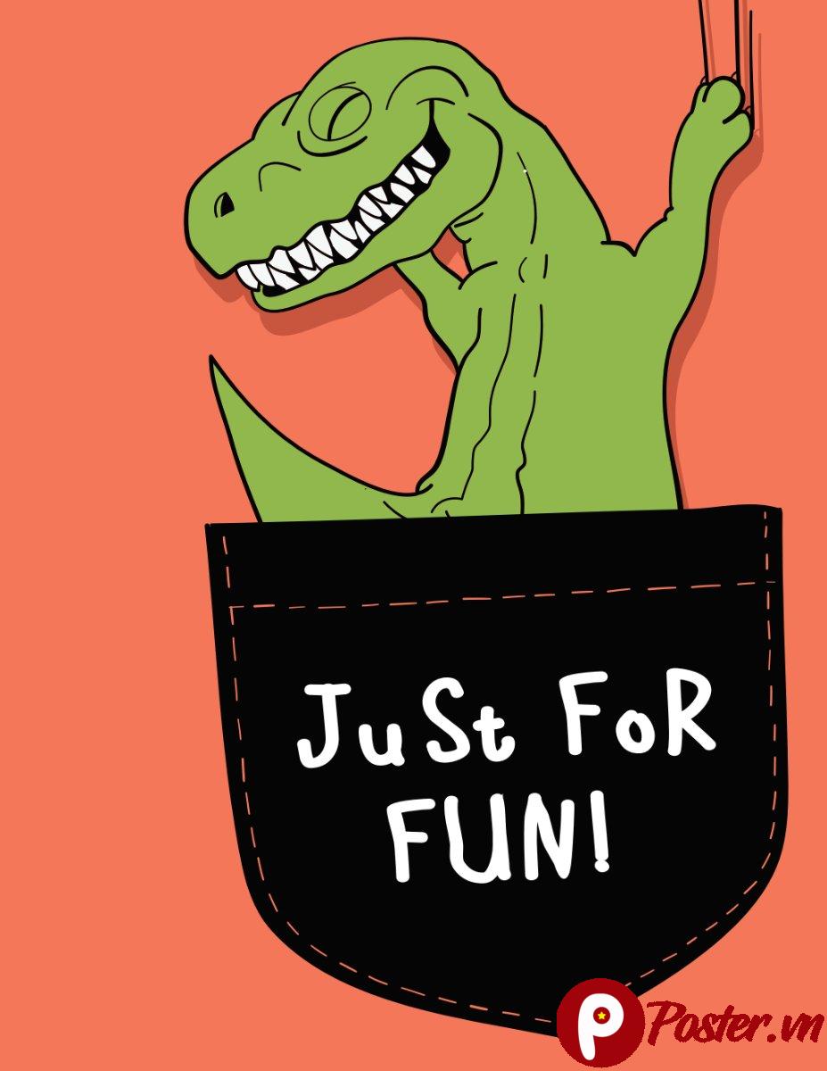 Vector khủng long ngộ nghĩnh