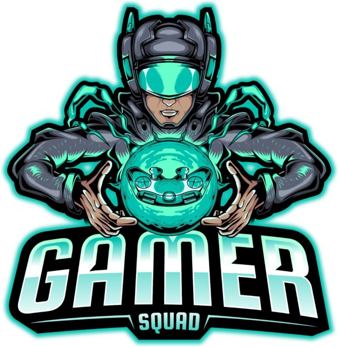 Vector Logo Gamer Squad
