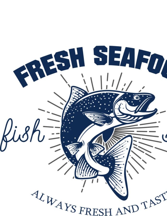 Vector logo hải sản tươi sống