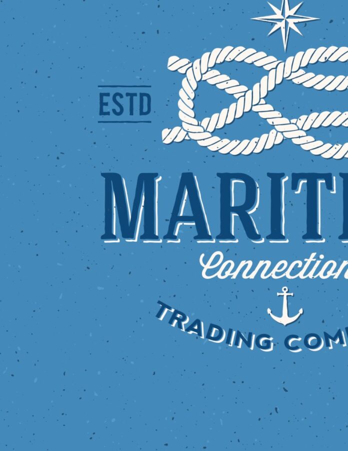 Vector logo hàng hải cổ điển