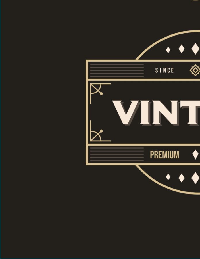 Vector logo vintage retro