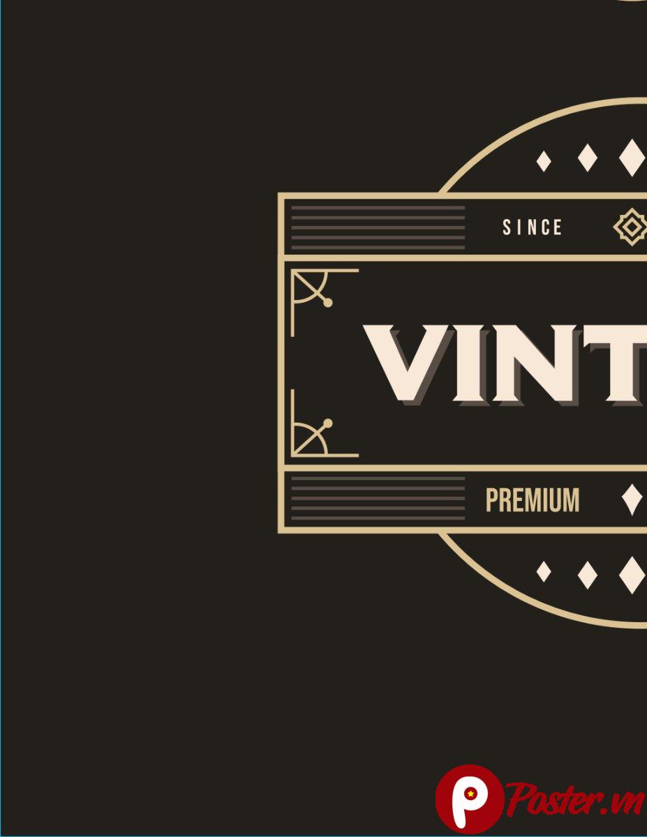 Vector logo vintage retro