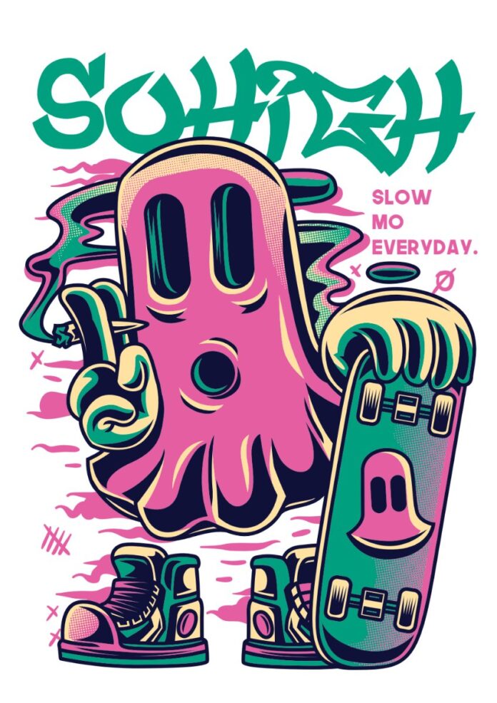 Vector ma quái hiphop ZOMBIE (235)