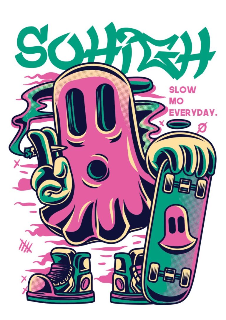 Vector ma quái hiphop ZOMBIE (235)