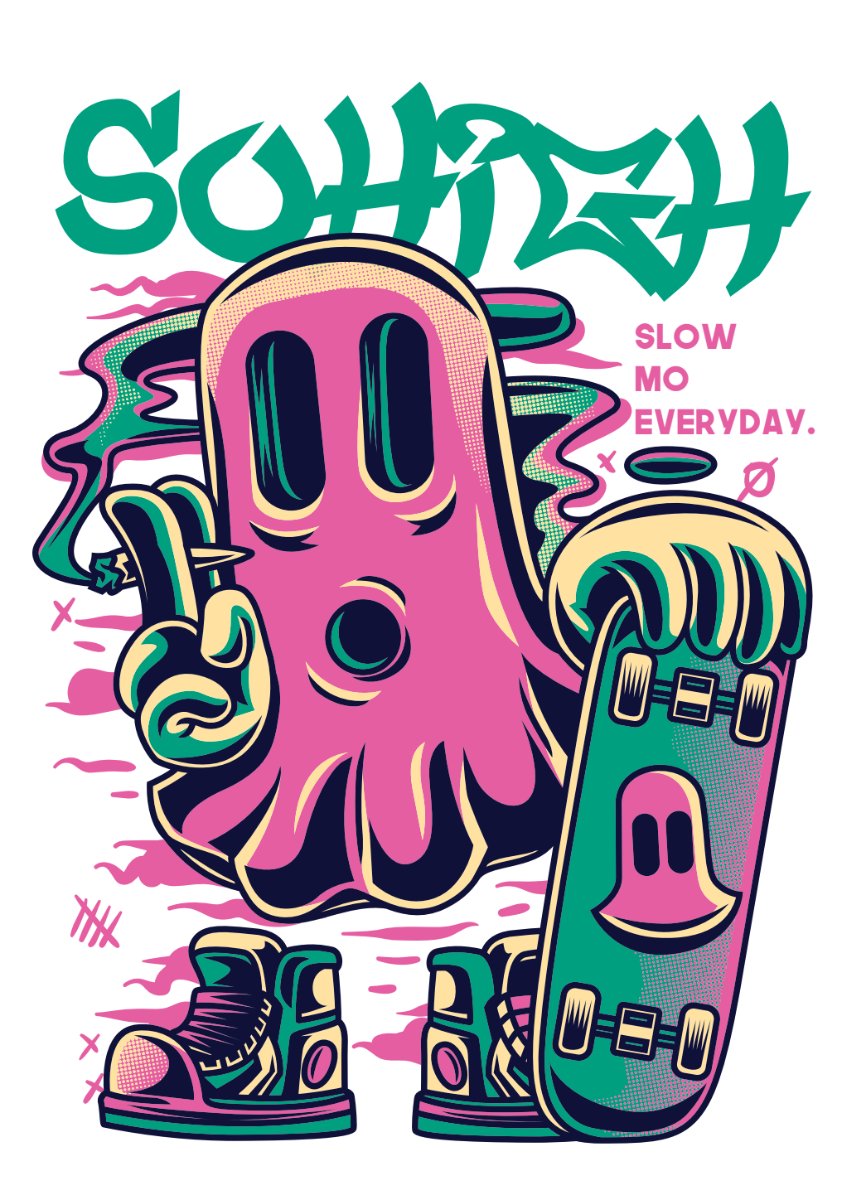 Vector ma quái hiphop ZOMBIE (235)