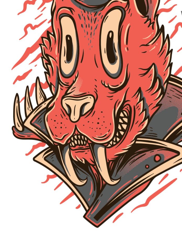 Vector ma sói EPS10