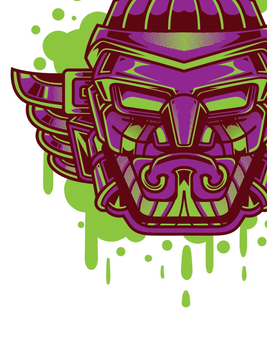 Vector Mặt Nạ Tiki Đồ Họa