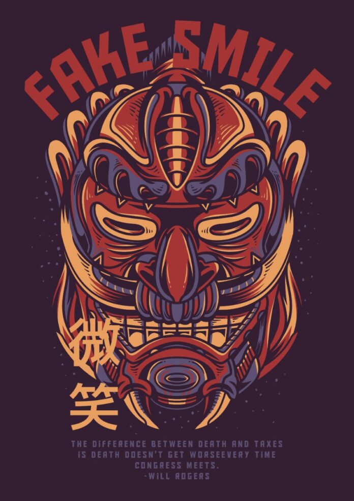 Vector mặt nạ zombie kinh dị