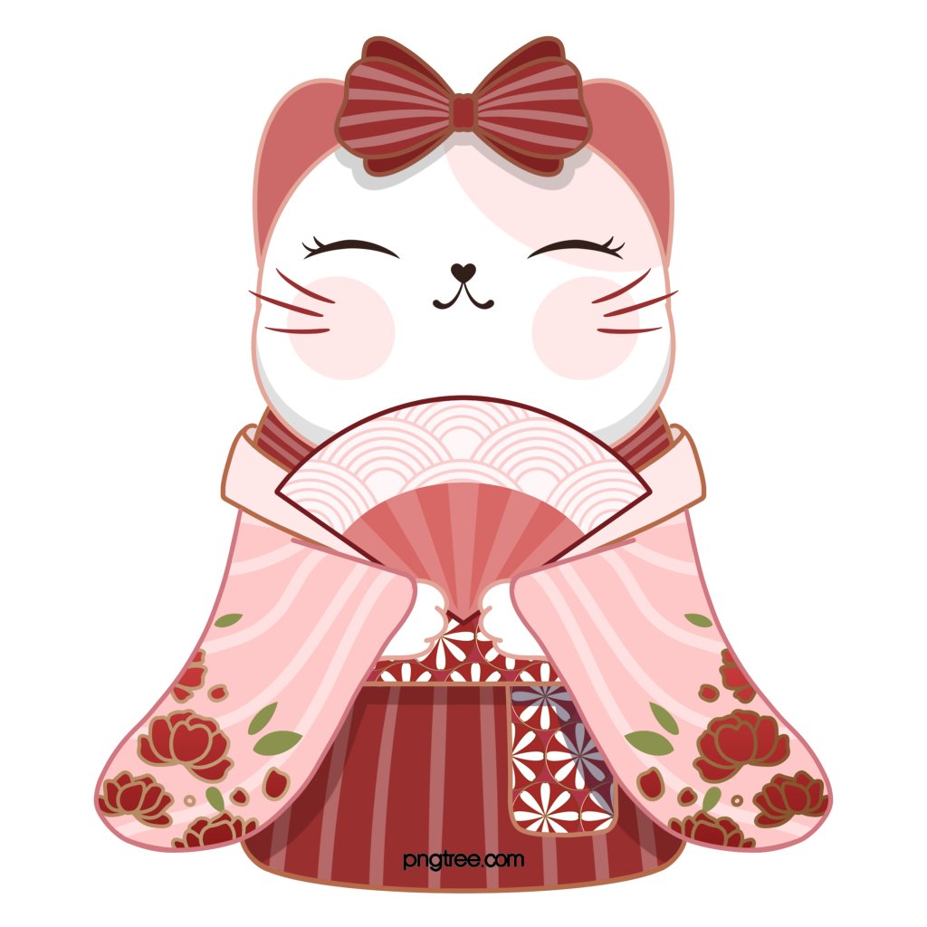 Mèo Thần Tài Maneki Neko Vector