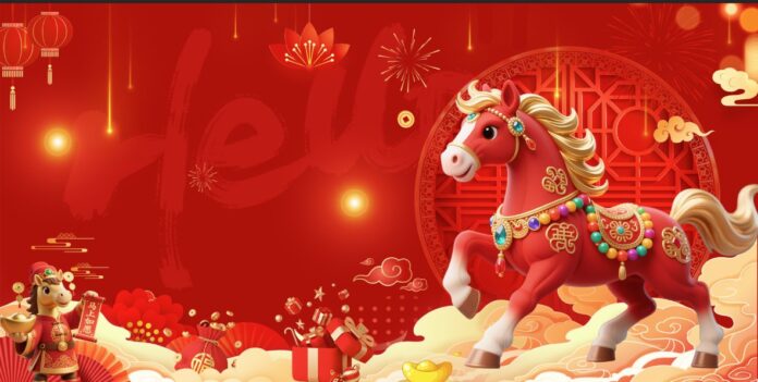 Vector ngựa Tết 2025