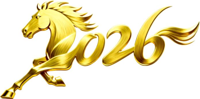 Vector Ngựa Vàng 2026