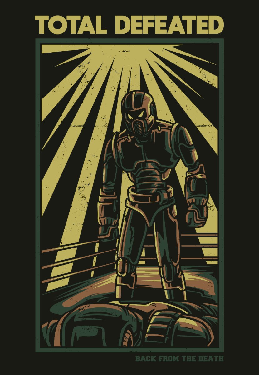 Vector người máy zombie đồ họa AI