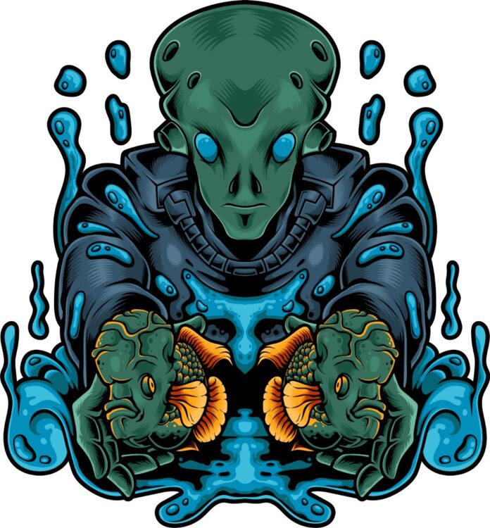 Vector người ngoài hành tinh