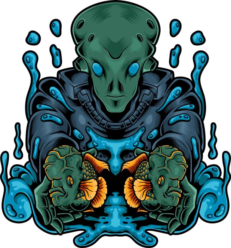 Vector người ngoài hành tinh