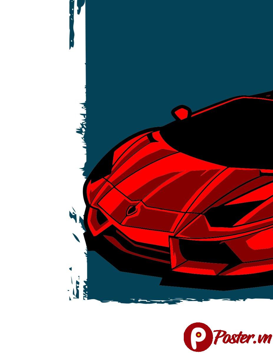 Vector ô tô thể thao đỏ