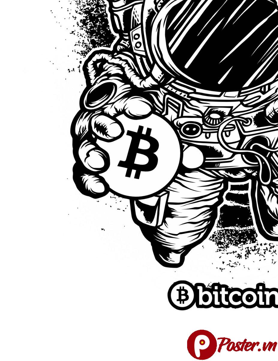 Vector phi hành gia Bitcoin