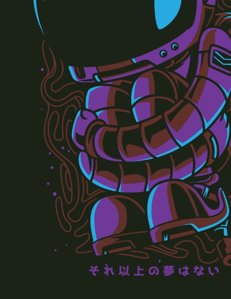 Vector phi hành gia Cyberpunk