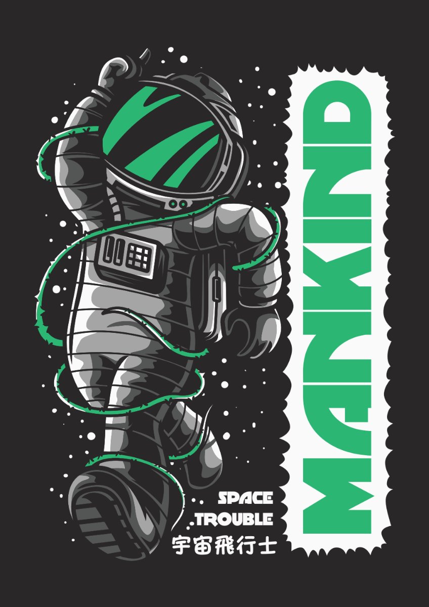 Vector phi hành gia zombie